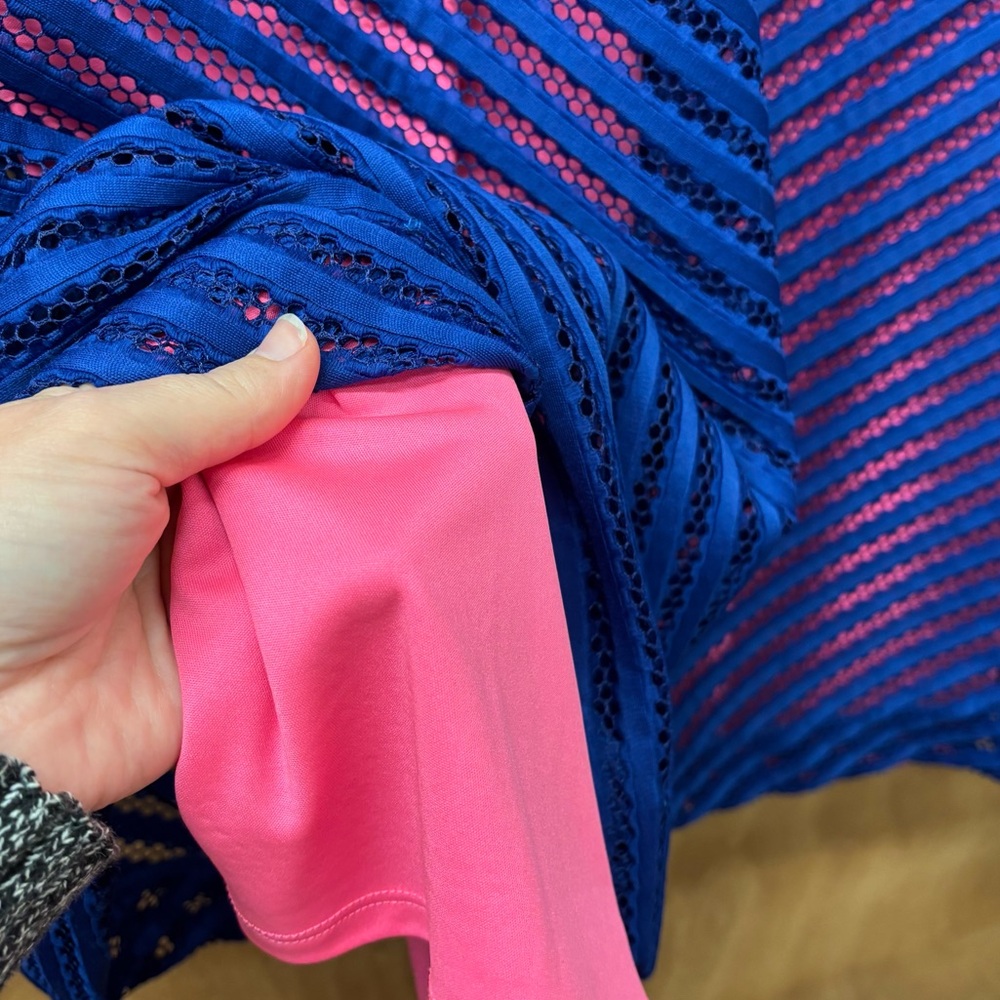 Lilly Pulitzer Blue and Pink Dress - Picture 9 of 15